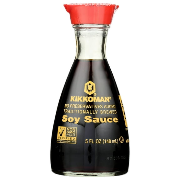 Kikkoman Soy Sauce, 5 Ounce - 12 per case.