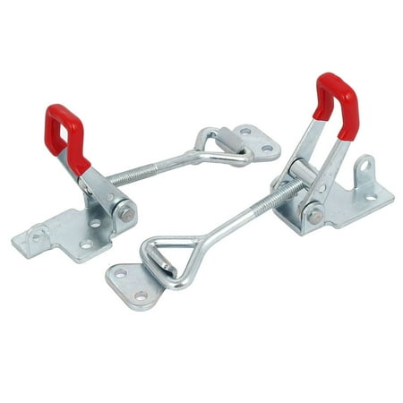 

Unique Bargains250Kg Holding Capacity Triangle Lever Latch Type Adjustable Toggle Clamps 2pcs
