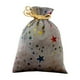 thumbnail image 2 of Bolsa de regalo de terciopelo con cordón y estampado de pentagrama | Bolsas para dulces y golosinas navideñas | Bolsita decorativa pequeña para dulces, regalos y recuerdos de fiesta, 2 of 6