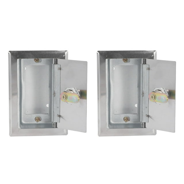 Cerradura de puerta de persiana enrollable, 2 piezas Caja de interruptor de llave Caja de interruptor de llave Caja de cerradura de llave Experiencia incomparable