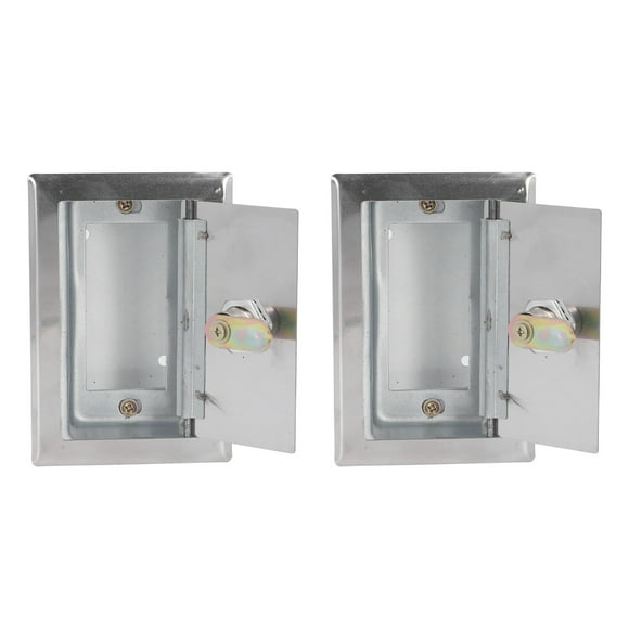 Key Switch Box,2Pcs Key Switch Box Roller Shutter Door Lock Key Lock Box Extended Durability