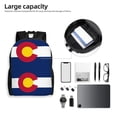 thumbnail image 5 of Carry On Backpack Flag Of Colorado Travel Laptop Backpack For Women Men Traveling Business Hiking Casual Gym, 5 of 7