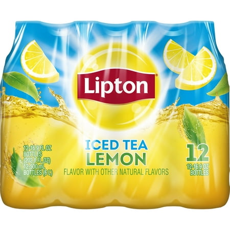 Lipton Iced Tea, Lemon, 16.9 Fl Oz (Innerpack of 12)
