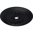 thumbnail image 3 of 35 1/8"OD x 4 7/8"ID x 2 1/2"P Viceroy Ceiling Medallion (Fits Canopies up to 4 7/8"), Hand-Painted Steel Gray, 3 of 6