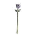 thumbnail image 1 of Decoración floral de vidrio hecha a mano con tallo, miniplantas florales sopladas a mano, figura decorativa para el hogar, sala de estar, oficina, mesa, florero., 1 of 8