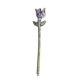 thumbnail image 1 of Decoración floral de vidrio hecha a mano con tallo, miniplantas florales sopladas a mano, figura decorativa para el hogar, sala de estar, oficina, mesa, florero., 1 of 8