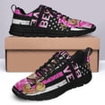 thumbnail image 4 of Believe Pitbull Breast Cancer Awareness Running Shoes Sneakers Mesh Black Size 8.5, 4 of 5