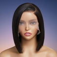 thumbnail image 4 of Supreme 13A Luxury Raw 100% Unprocessed Human Hair Bob Cut Wig (C-Part)- Layla, 4 of 6