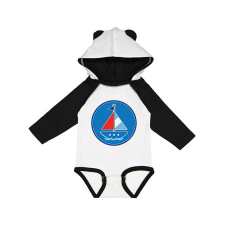 

Inktastic Sailing Nautical Sail Boat Gift Baby Boy or Baby Girl Long Sleeve Bodysuit