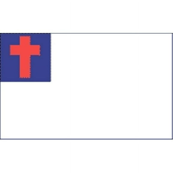 Annin Flagmakers  Eb Christian Monted Flag - 24 x 36 in. - Polyester