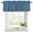 Indigo, variant on Indigo Blue Solid Color Curtain Valances for Windows, Kitchen Valance Window Treatments Panel 2 Pack, Minimalist Vintage Linen Texture Rod Pocket Short Curtains for Bathroom Bedroom 42 x 12 Inch