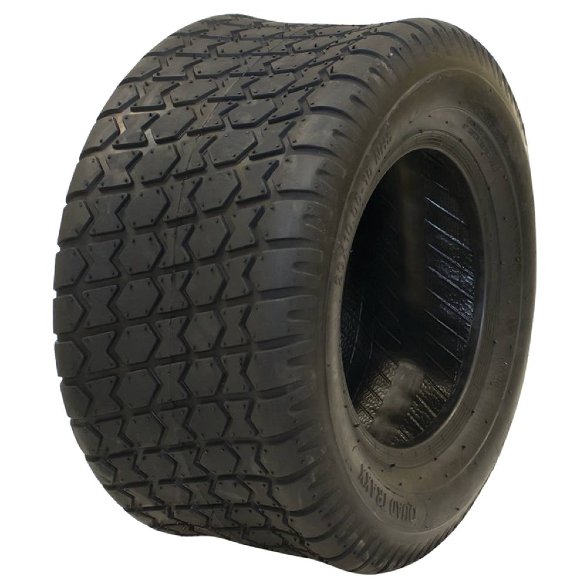 OEM Grade Turf Tire Compatible with Gravely ZT HD Pro-Turn Cub Cadet Husqvarna Toro MX5050 Zero Turn Mower 4-Ply Tubeless 1190 lbs 22 PSI 10In Rim Kenda New 20x10.00-10 Quad Traxx