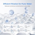 thumbnail image 6 of Waterdrop W90D Alkaline Gravity Water Filter, Replacement for Berkey® BB9-2® Black Filters, Purewell®, ProOne® Waterdrop Gravity Water Filter System, Up to PH 9.2, NSF/ANSI 372 Certified, 2 Pack, 6 of 9