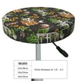 thumbnail image 4 of Balery Farm Animals 2 Fundas de asiento para taburete de bar redondo de tela de terciopelo ajustables que protegen de arañazos y manchas para sillas de 14 a 17 pulgadas.-12 inch, 4 of 7