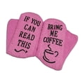 thumbnail image 4 of Novelty Fuzzy Slogan Socks Cupcake Socks Crew Socks Gifts Pink, 4 of 8