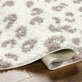 thumbnail image 3 of Mark&Day Animal Print Rugs, 5x7 Mycal Modern Shag Cheetah Leopard Dark Brown/Beige Area Rug, Brown Beige Carpet for Living Room, Bedroom or Kitchen (5'3" x 7'), 3 of 5