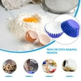 thumbnail image 4 of 100 Pieces/Set Cupcake Molds Paper Liners Mini Non-Stick Muffin Baking Molds DIY Pastry Chocolate Home Kitchen Bakeware blue, 4 of 6