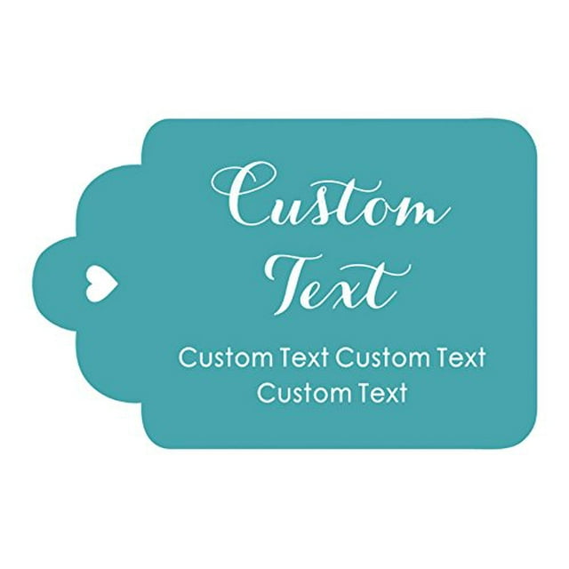 100 PCS Personalized Paper Hang Tags Made Any Text Custom Tags Wedding Favor Gifts
