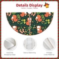 thumbnail image 3 of Fotbe Forest Squirrel Pattern Christmas Tree Skirt, Tree Skirts Plush Christmas Decorations, Christmas Tree Skirts Xmas Decorations Holiday Party Decor-30", 3 of 6