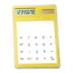 thumbnail image 1 of Calculadora solar transparente, amarillo, 1 of 1