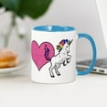thumbnail image 4 of CafePress - I Love Unicorns - 11 oz Ceramic Mug - Novelty Coffee Tea Cup, 4 of 6