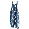thumbnail image 3 of GSPCLAM Straight Leg Jumpsuits for Women with Pockets Fall Christmas Graphic Overalls for Out Going Loose Fitted Flowy Trousers Multicolor XXL, 3 of 5