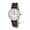 Black,White, variant on Steinhausen Men's Swiss Quartz Rose Gold Tone S. Steel Black Leather Watch S0120