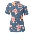 thumbnail image 5 of Pntutb Mujeres Verano Cuello Redondo Manga Corta Estampado Sin Tirantes Camiseta tops Blusas Pntutb Pntutb-7412, 5 of 5