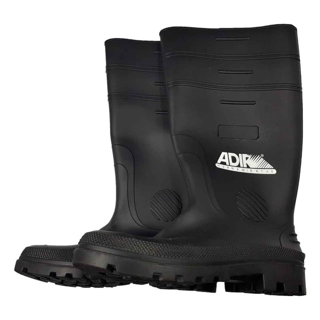 Bota De Hule Negra Adir Jardinera #26