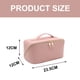 thumbnail image 2 of Bolso cosmético del viaje de la capacidad grande - bolso del maquillaje, bolso portátil del maquillaje del viaje de las mujeres de la prenda impermeable de la PU, 2 of 5