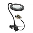 thumbnail image 3 of LED Clip-On Magnifying Glass Lights Reading Work Learning Desk Lamp Electronic Computer Board Repair Lamp, 3 of 8