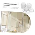 thumbnail image 3 of 4 Ensembles Joint Transparent Accessoire de Maison Réparation Joints Plats Vis Fixation Rondelles Petits Joints Remplaçables Vis Claires Accessoires de Poignée de Douche Joint d'Étanchéité Rondelle 50 Pcs*4, 3 of 9