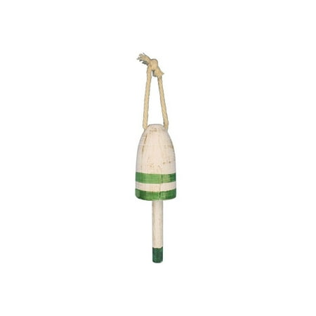 Wooden Lobster Traps - Wooden Vintage Green Maine Lobster Trap Buoy 7