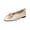 Beige, variant on Yungyresw Ballet Flats For Women Polka Dot Bow Square Toe Slip On Shoes Low Top Casual Comfortable Work Office Dress Shoes Beige 36