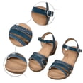 thumbnail image 5 of Wovix Women Dressy Womens Wedge Sandals Comfortable Platform Work Sandals Casual Wedding Shoes, 5 of 9