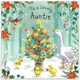 thumbnail image 2 of Twizler Auntie Christmas Card with Goose - Merry Xmas Aunty - Happy Christmas Aunt, 2 of 5