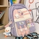 thumbnail image 5 of Be Trendy and Stylish with this Kawaii Colorblock Student Schoolbag!, 5 of 5