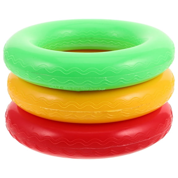 COMPUKAS carnival ring Relay Sticks Latex Yellow High Speed Sports Events 3 Pcs