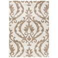 thumbnail image 6 of SAFAVIEH Florida Jennine Damask Shag Area Rug, Cream/Beige, 4' x 6', 6 of 11