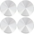 thumbnail image 1 of 4pcs Round Aluminum Circle Disc Glass Tops Adapter for Glass Table Tea Tables, 1 of 8