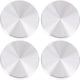 thumbnail image 1 of Adaptador de disco circular de aluminio de 4 piezas para tapas de vidrio para mesas de té de vidrio, 1 of 8