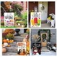 thumbnail image 6 of Yileqi Seasonal Garden Flag Set of 12 Double Sided 12x18 Inch Small Yard Flags, Easter 4th of July Halloween Christmas Garden Flags for Outside, Includes Free Anti Wind Clip and Stopper, 6 of 7