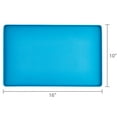 thumbnail image 4 of Vibrant Life Small Silicone Pet Feeding Mat, Blue, 13" x 8", 4 of 5
