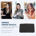 thumbnail image 3 of OUNONA Universal Black Phone Pocket Card Holder with Dual Slots for Daily Use, 3 of 7