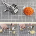 thumbnail image 2 of LOLIPPYY Stainless Steel Handheld Cheese Grater with Crank - Shredder for Kitchen, Home & Commercial Use, 2 of 4