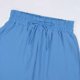 thumbnail image 4 of Pantalones casuales de pierna ancha para mujer - Dobladillo con volantes y ribete de encaje, cordón, poliéster, vacaciones/fiesta, S-XXL, 4 of 5