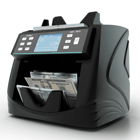 UPC: 0854357006464 | Kolibri KBR-1500 1-Pocket Mixed Denomination Bill Counter & Sorter