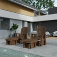 thumbnail image 2 of Wildridge Heritage Gliding Footrest, Tudor Brown - Outdoor Weather Resistant HDPE Ottoman for Adirondack Chair, 2 of 4