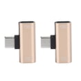 thumbnail image 2 of USB Adapter, Easy To Use 5 Colors Choice Foldability 2 In 1 Converter Splitter Aluminum Case Material  For Remote For Charging For Calling Silver,Black,Gold,Red,Pink, 2 of 8