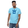 thumbnail image 2 of CROWN DOUBLE BLUE Men's classic tee (Sky, 4XL), 2 of 6